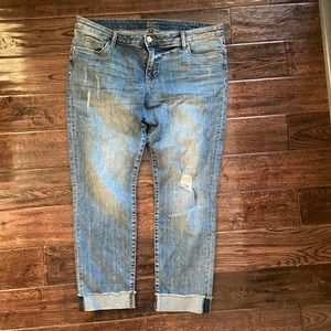 Cute cuffed Kit by Kloth jeans